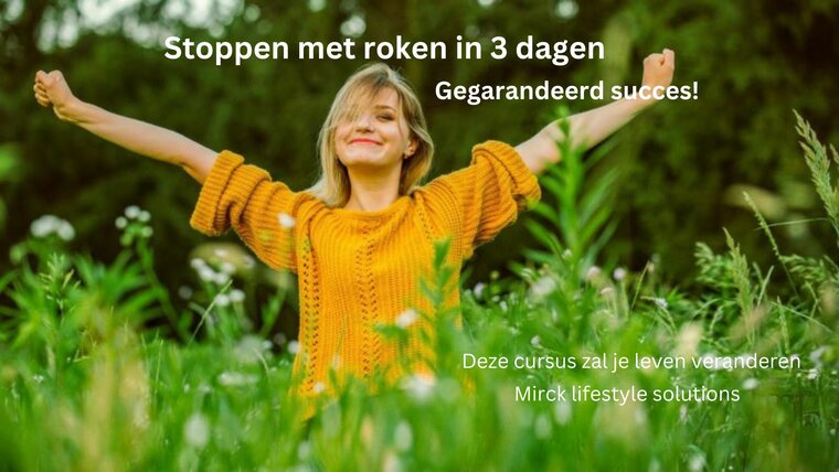 Stoppen met roken in 3 dagen - Succes gegarandeerd!