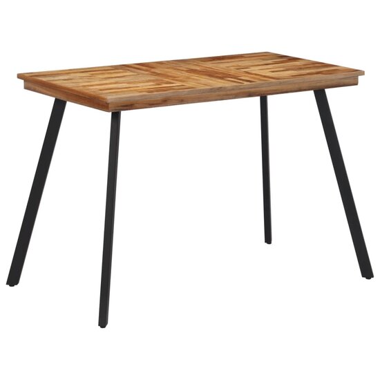 Smalle Eettafel Emma 120x62x76 cm massief teakhout