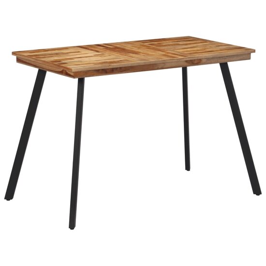 Smalle Eettafel Emma 120x62x76 cm massief teakhout