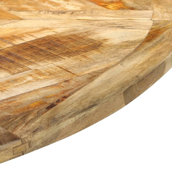 Eettafel Culi &Oslash;150x76 cm massief ruw mangohout