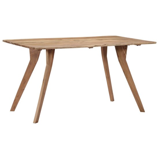 Eettafel Wald 140x80x76 cm massief acaciahout