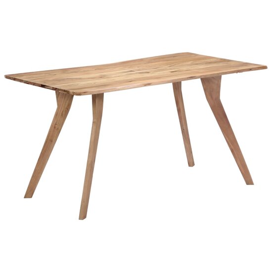 Eettafel Wald 140x80x76 cm massief acaciahout