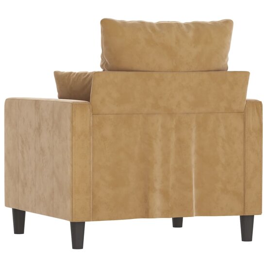 Fauteuil Denise velvet beige