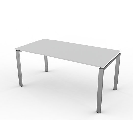 Kerkmann - Eettafel Beta 160cm licht grijs hoogte verstelbaar