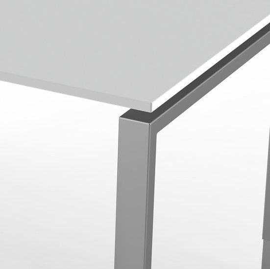 Kerkmann - Eettafel Beta 120cm licht grijs hoogte verstelbaar detail