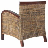 Fauteuil Lombok rotan met kussens