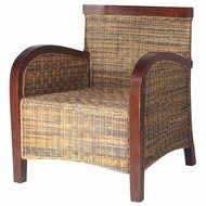 Fauteuil Lombok rotan met kussens