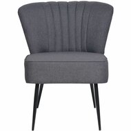 Fauteuil Cocktail stoel donkergrijs