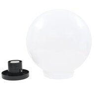 Meubelen-Online - Tuinlampen LED-bollampen 2 st rond 30 cm PMMA