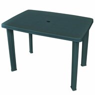 Meubelen-Online - Tuintafel Arno 101x68x72 cm kunststof groen