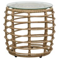 Meubelen-Online- Tuinset Hanz naturel Bistroset poly rattan