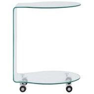 Meubelen-Online - Laptoptafel Andrea 45x40x58 cm gehard glas