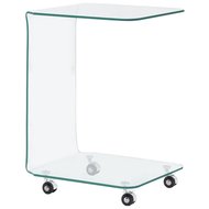 Meubelen-Online - Laptoptafel  Andres 45x40x63 cm gehard glas