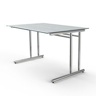 Kerkmann - Bureau Artline - glas 120x80cm - verstelbaar