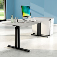 Kerkmann - Bureau Move-3 elegant wit 180x80cm elektrisch verstelbaar