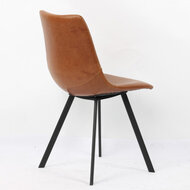 Eetkamerstoel Bossa set 2 stoelen cognac design