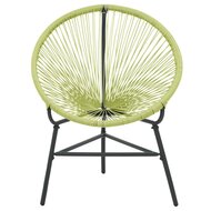 Tuinstoel Acapulco poly rattan groen