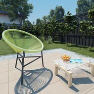 Tuinstoel Acapulco poly rattan groen