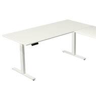 Zit sta hoekbureau Move-3 wit 180x180cm elektrisch