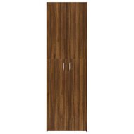 Archiefkast Andr&eacute; 60x32x190 cm bewerkt hout bruineikenkleurig