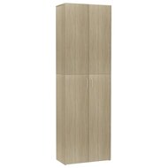 Archiefkast Andr&eacute; 60x32x190 cm bewerkt hout eikenkleurig