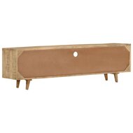 Tv-meubel Tammy 140x30x40 cm massief mangohout