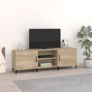 Tv-meubel Max 150x30x50 cm bewerkt hout sonoma eikenkleurig