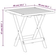 Tuinset Miranda tafel met 2 tuinstoelen