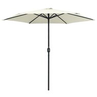 Parasol Met Aluminium Paal 270X246 Cm Zandwit