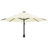 Wandparasol Met Metalen Paal 300 Cm Zandkleurig