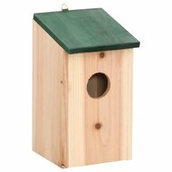 Vogelhuisjes 10 St 12X12X22 Cm Massief Vurenhout