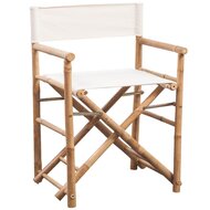 Regisseursstoelen 2 St Inklapbaar Bamboe En Canvas