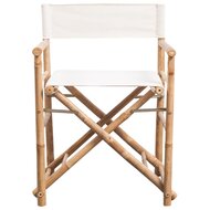 Regisseursstoelen 2 St Inklapbaar Bamboe En Canvas