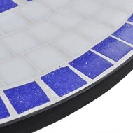 Bistrotafel 60 Cm Moza&iuml;ek Blauw En Wit | Binnen en Buiten