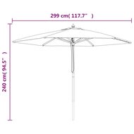 Strandparasol Kantelbaar Hawaii-Stijl