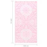 Buitenkleed 160X230 Cm Pp Roze