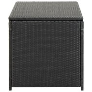 Tuinbox 100X50X50 Cm Poly Rattan Zwart