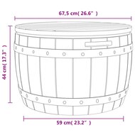 Tuinbox 3-In-1 Polypropeen Zwart