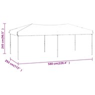 Partytent Inklapbaar 3X6 M Wit