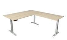 Kerkmann - Zit sta hoekbureau Move-4 blank essen 200x220cm elektrisch