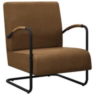 Fauteuil Bachus Stof Bruin 