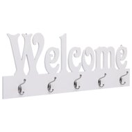 Wandkapstok Welcome 74X29,5 Cm Wit