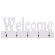 Wandkapstok Welcome 74X29,5 Cm Wit