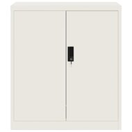 Archiefkast Anton 79X40X90 Cm Staal Wit