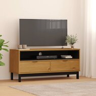 Tv-Meubel Oslo 110X40X50 Cm Massief Grenenhout