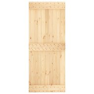 Schuifdeur Romke Met Beslag 85X210 Cm Massief Grenenhout