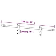 Schuifdeur Romke Met Beslag 85X210 Cm Massief Grenenhout