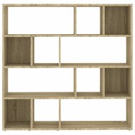 Boekenkast Roomdivider 105X24X102 Cm Eikenkleurig