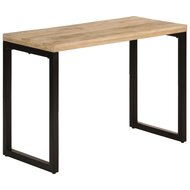 Eettafel Nikki 110X50X76 Cm Massief Mangohout blank