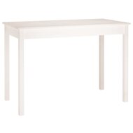 Eettafel Abel 110X55X75 Cm Massief Grenenhout Wit